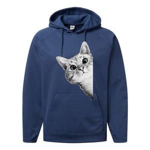 Funny Ninja Cat Meme Gift Performance Fleece Hoodie