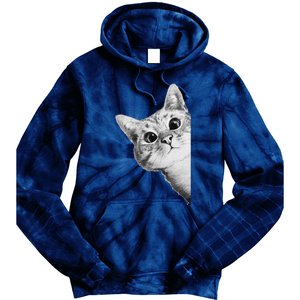 Funny Ninja Cat Meme Gift Tie Dye Hoodie