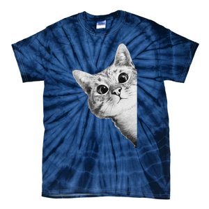 Funny Ninja Cat Meme Gift Tie-Dye T-Shirt