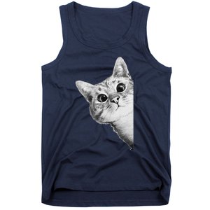 Funny Ninja Cat Meme Gift Tank Top