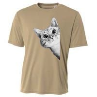 Funny Ninja Cat Meme Gift Cooling Performance Crew T-Shirt