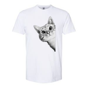 Funny Ninja Cat Meme Gift Softstyle CVC T-Shirt