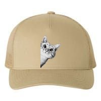 Funny Ninja Cat Meme Yupoong Adult 5-Panel Trucker Hat