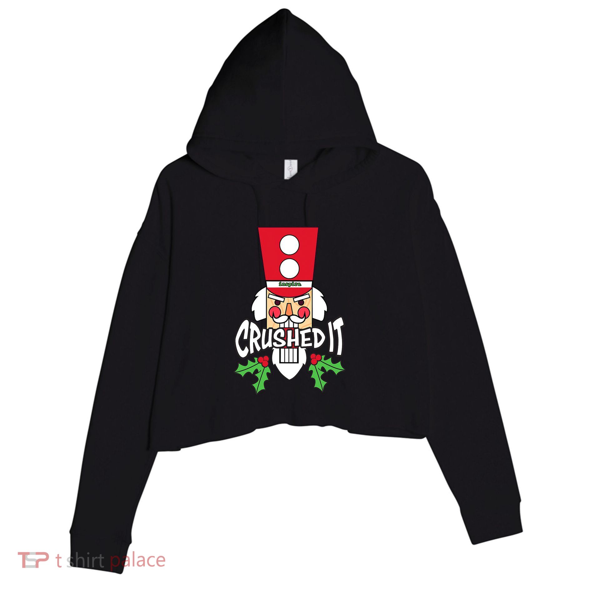 Funny Nutcracker Classic Ballet Performance Gift Crop Fleece Hoodie