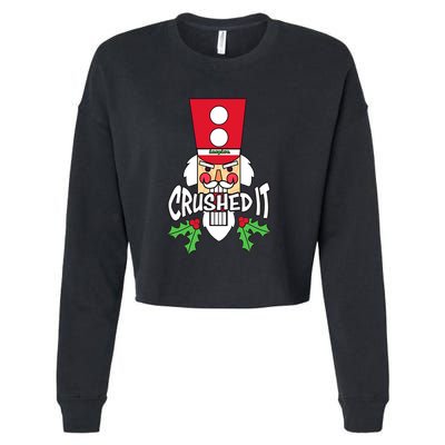 Funny Nutcracker Classic Ballet Performance Gift Cropped Pullover Crew