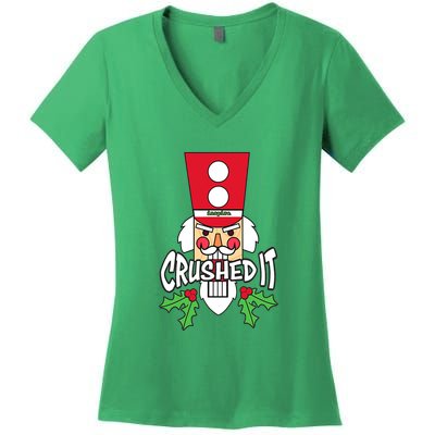 Funny Nutcracker Classic Ballet Performance Gift Women's V-Neck T-Shirt