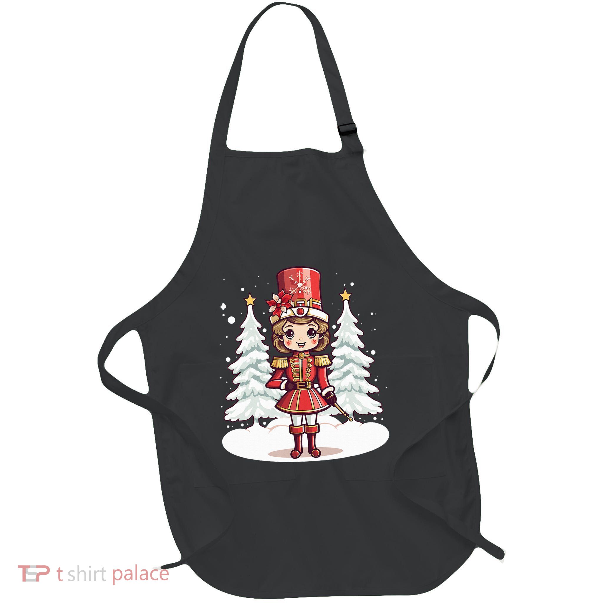 Female Nutcracker Christmas Themed  Apron