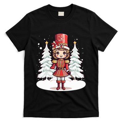 Female Nutcracker Christmas Themed  T-Shirt