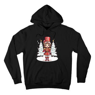 Female Nutcracker Christmas Themed  Tall Hoodie