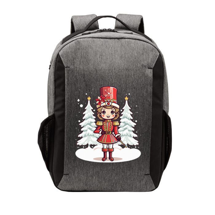 Female Nutcracker Christmas Themed  Vector Backpack