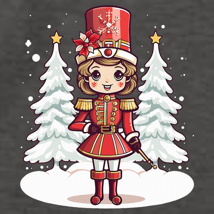Female Nutcracker Christmas Themed  Vector Backpack
