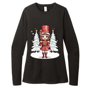 Female Nutcracker Christmas Themed  Womens CVC Long Sleeve Shirt