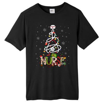 Funny Nurse Christmas Cute Xmas Nursing Scrub Top Gift Tall Fusion ChromaSoft Performance T-Shirt