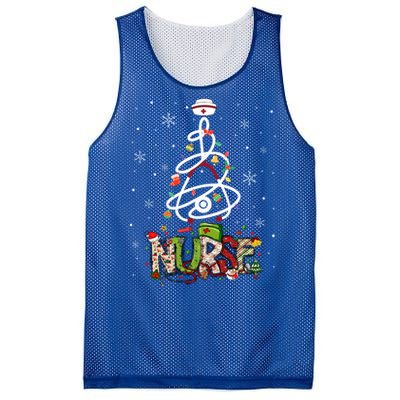 Funny Nurse Christmas Cute Xmas Nursing Scrub Top Gift Mesh Reversible Basketball Jersey Tank