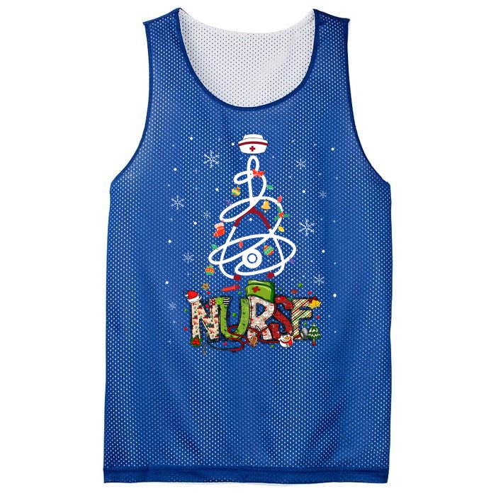 Funny Nurse Christmas Cute Xmas Nursing Scrub Top Gift Mesh Reversible Basketball Jersey Tank