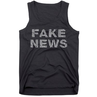 Fake News Conservative Republican Tank Top