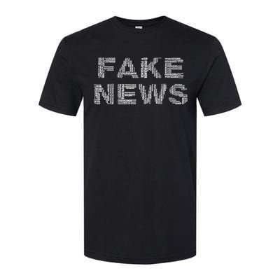 Fake News Conservative Republican Softstyle® CVC T-Shirt