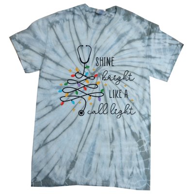 Funny Nurse Christmas Rn Tie-Dye T-Shirt