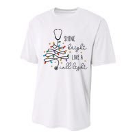 Funny Nurse Christmas Rn Performance Sprint T-Shirt