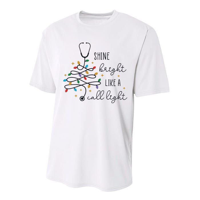 Funny Nurse Christmas Rn Performance Sprint T-Shirt