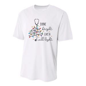 Funny Nurse Christmas Rn Youth Performance Sprint T-Shirt