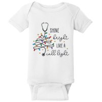 Funny Nurse Christmas Rn Baby Bodysuit