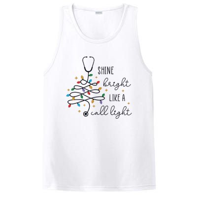 Funny Nurse Christmas Rn PosiCharge Competitor Tank