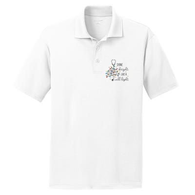 Funny Nurse Christmas Rn PosiCharge RacerMesh Polo