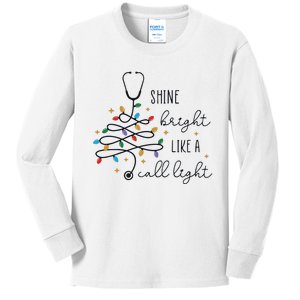 Funny Nurse Christmas Rn Kids Long Sleeve Shirt