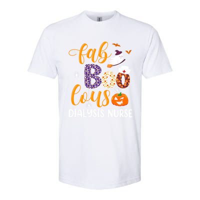 Fabulous Nurse Costume Faboolous Dialysis Nurse Boo Crew Gift Softstyle CVC T-Shirt