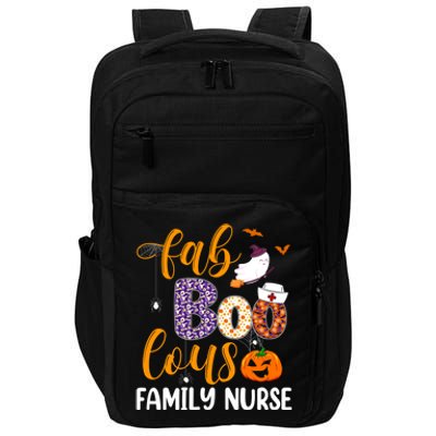 Fabulous Nurse Costume Faboolous Family Nurse Boo Crew Cute Gift Impact Tech Backpack