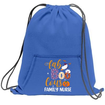 Fabulous Nurse Costume Faboolous Family Nurse Boo Crew Cute Gift Sweatshirt Cinch Pack Bag