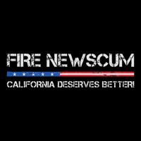 Fire Newscum California Deserves Better Gavin Newsom Drawstring Bag