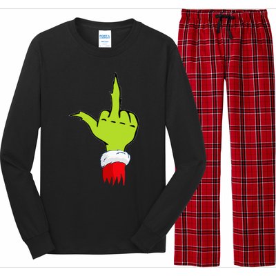 Funny & Naughty Christmas Top Adult Humor Anti Christmas Long Sleeve Pajama Set