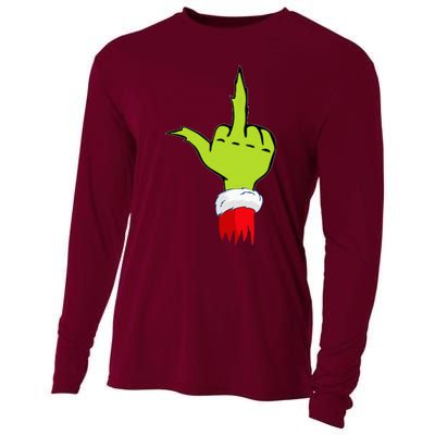 Funny & Naughty Christmas Top Adult Humor Anti Christmas Cooling Performance Long Sleeve Crew