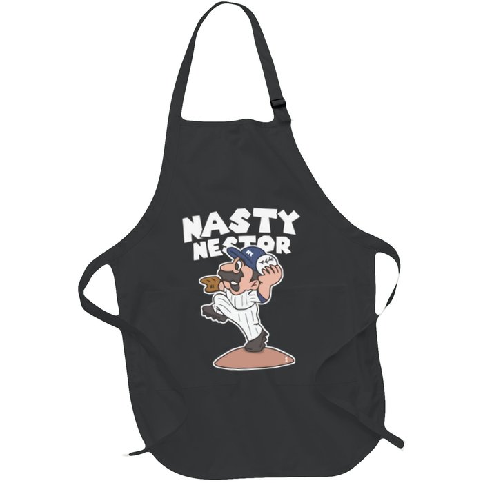 Funny Nestor Cortes Jr. And Matt Carpenter Super Stache Legend Baseball Apron
