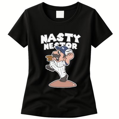 Funny Nestor Cortes Jr. And Matt Carpenter Super Stache Legend Baseball Womens T-Shirt