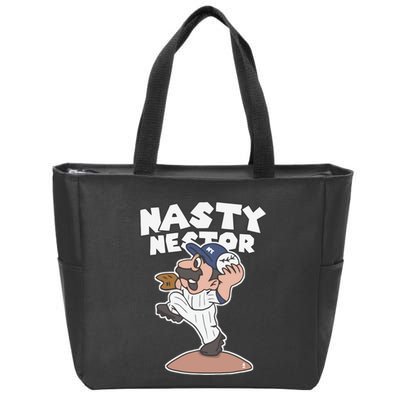 Funny Nestor Cortes Jr. And Matt Carpenter Super Stache Legend Baseball Zip Tote Bag