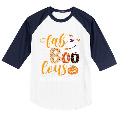 Fabulous Nurse Costume Faboolous Med Surg Nurse Halloween Cute Gift Baseball Sleeve Shirt