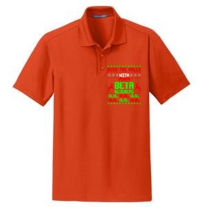 Funny Nurse Cardiologist Nursing Ugly Christmas Beta Blocker Funny Gift Dry Zone Grid Polo