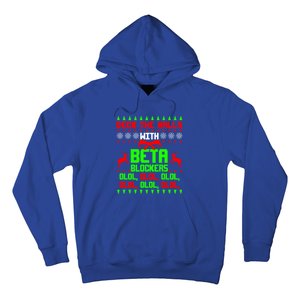 Funny Nurse Cardiologist Nursing Ugly Christmas Beta Blocker Funny Gift Hoodie