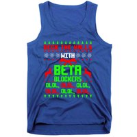 Funny Nurse Cardiologist Nursing Ugly Christmas Beta Blocker Funny Gift Tank Top