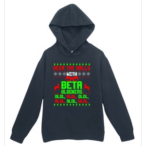 Funny Nurse Cardiologist Nursing Ugly Christmas Beta Blocker Funny Gift Urban Pullover Hoodie