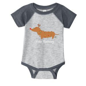 Feliz Navidog Christmas Infant Baby Jersey Bodysuit