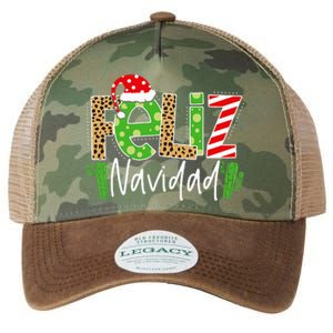 Feliz Navidad Cactus Spanish Christmas Matching Pajamas Legacy Tie Dye Trucker Hat