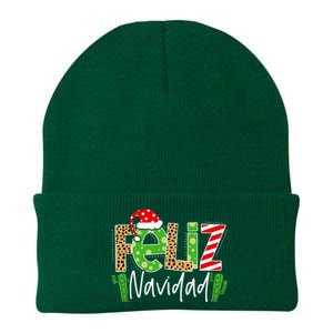 Feliz Navidad Cactus Spanish Christmas Matching Pajamas Knit Cap Winter Beanie