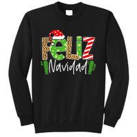 Feliz Navidad Cactus Spanish Christmas Matching Pajamas Sweatshirt