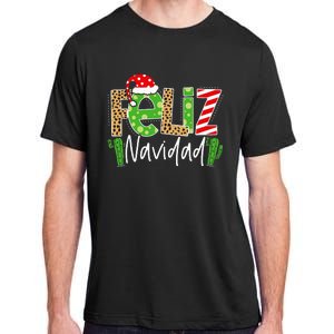 Feliz Navidad Cactus Spanish Christmas Matching Pajamas Adult ChromaSoft Performance T-Shirt