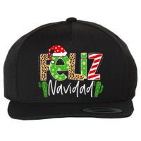 Feliz Navidad Cactus Spanish Christmas Matching Pajamas Wool Snapback Cap