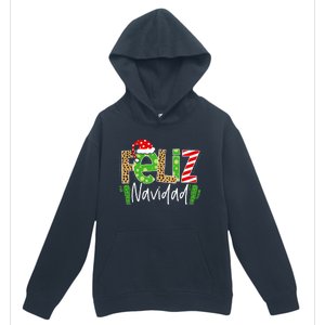 Feliz Navidad Cactus Spanish Christmas Matching Pajamas Urban Pullover Hoodie